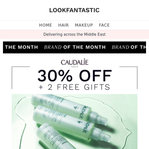 Caudalie: 30% Off + 2 FREE Gifts 🤍