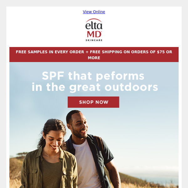 Feeling outdoorsy? Get outside with SPF that can keep up with you