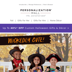 🎃 Wickedly Cute Halloween Gifts | 40% Off