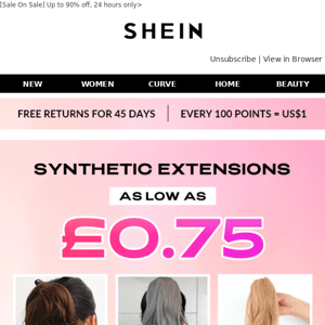 💥[Synthetic Extensions] Up to 90% off! 24 hours only>>