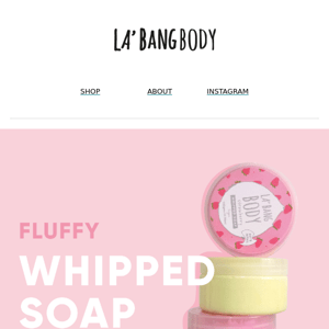 Whipped soap in so many flavours ! 🍇🍉🫐