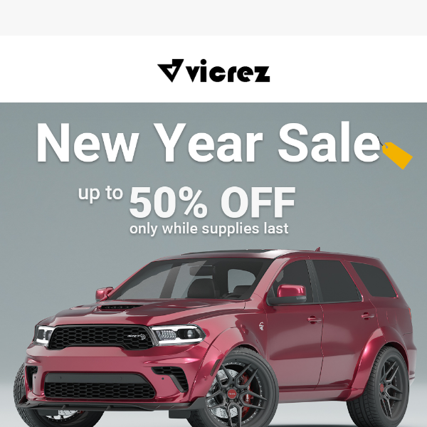 🎉 Happy New Year! Celebrate 2024 - up to 50% Off at Vicrez!