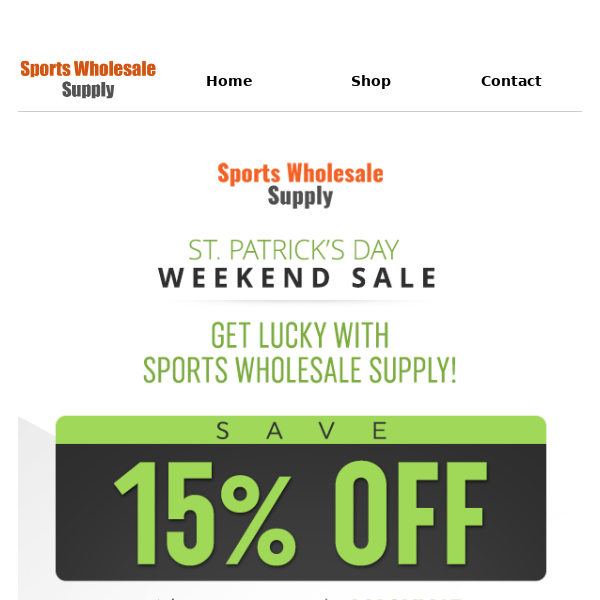 Top Sellers - Sports Wholesale Supply
