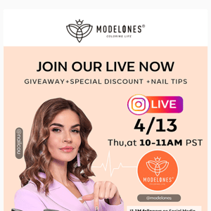 ⏰Reminder: Your Interested Live Event is Starting Now on Instagram!