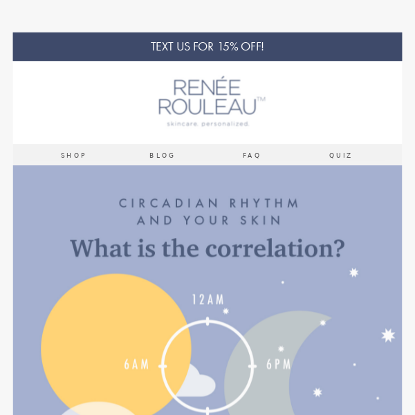 Circadian Rhythm and Skincare 😴