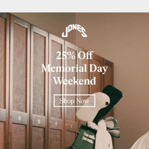 Last Call! 25% Off Sitewide