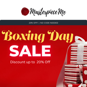 Boxing Day Sale 🎉