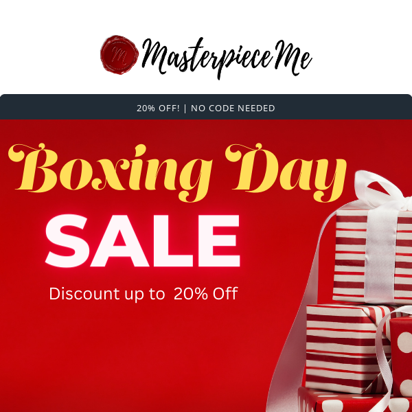 Boxing Day Sale 🎉