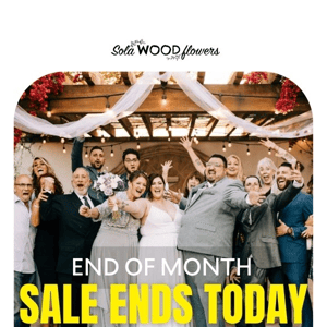 Hurry Sola Wood Flowers, this is your last chance!