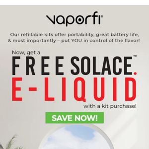 Get a Kit, and add a bottle of Solace for $0