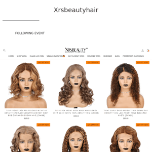 $50-$150 one wig, get it now: xrsbeautyhair clearance wigs