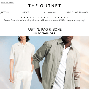Up to 70% off: Just In rag & bone