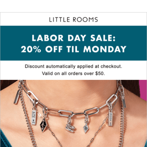 20% OFF: Labor Day Sale is ON