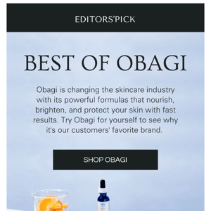 Get radiant with Obagi ✨