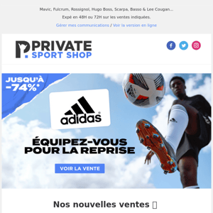 Adidas jusqu'à -74% : Le rdv à ne pas manquer  