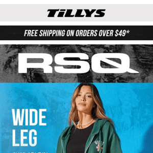 💙 RSQ Jeans | Wide Leg,  Baggy & 90s + $9.99 Tee Flash Sale