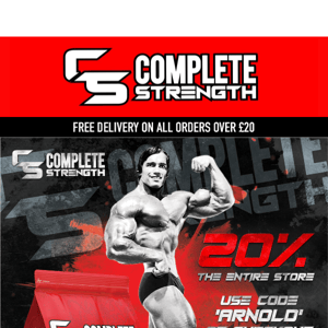 20% Off Site Wide This Weekend! Arnold Sports Festival Special