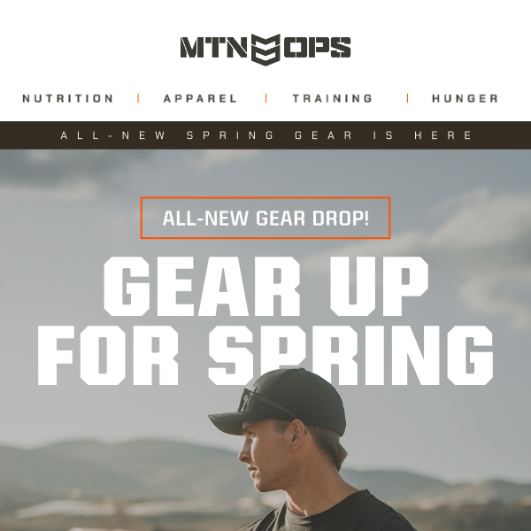 🚨 ALL-NEW SPRING GEAR LAUNCH 🚨