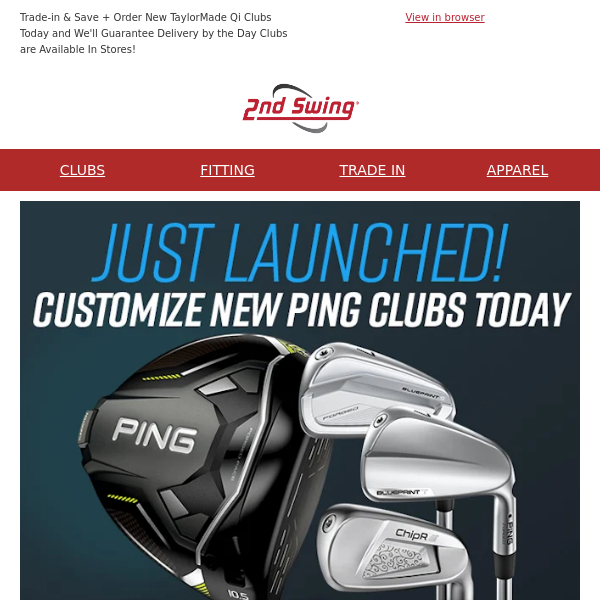 NEW PING G430 MAX 10K Drivers, Blueprint S and T Irons + TaylorMade Qi Family Available for Pre Order