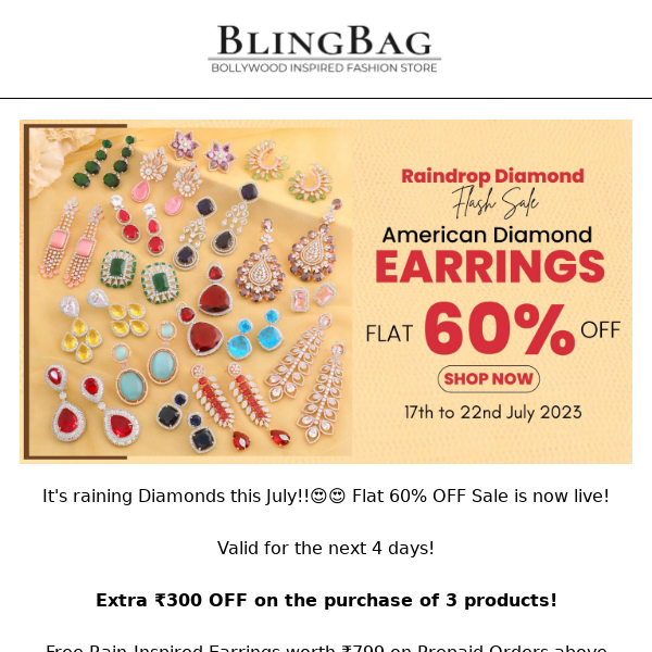 Bling Bag, Diamonds ki Barish!