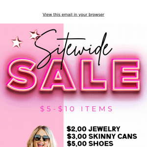 Mega Sitewide SALE! 🤩