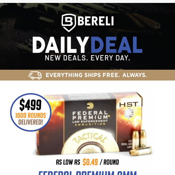 Daily Deal ❄️Federal Premium HST Winter Savings!✨❄️