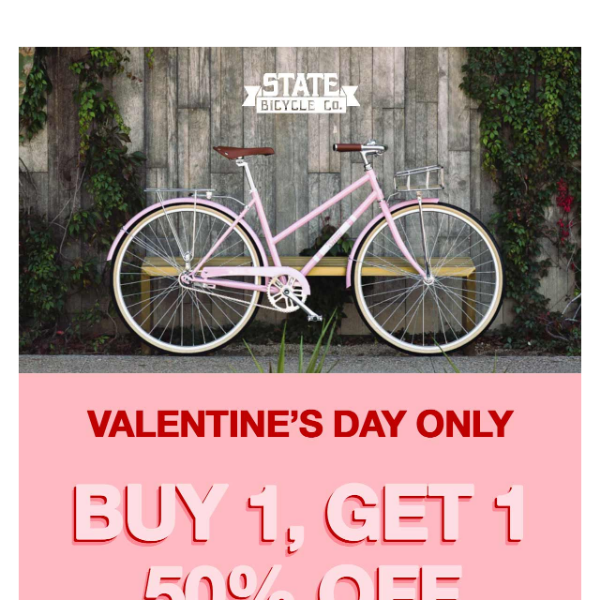 Valentine's Day Flash Sale: BUY 1 Get 1 50% Off!  ♥️
