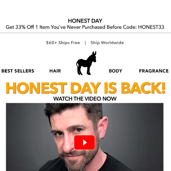 Honest Day Is Back!