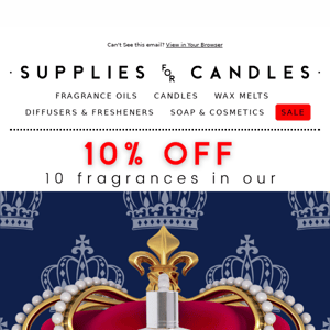 A Royal 10% Off! 👑