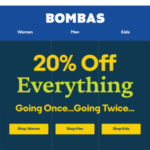 PSA: 20% Off Ends in Hours