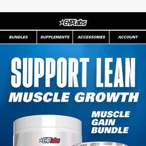 🔥 Kickstart your MUSCLE GAIN journey!