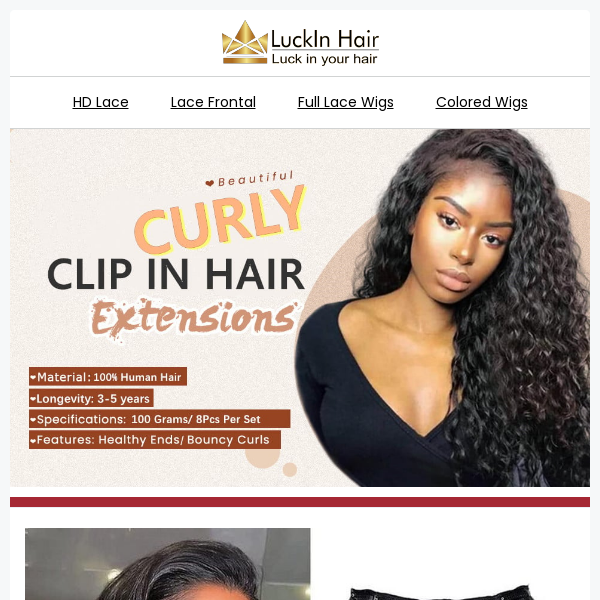 One Bundle Clip in, Various HairstylesUP TO 20% OFF