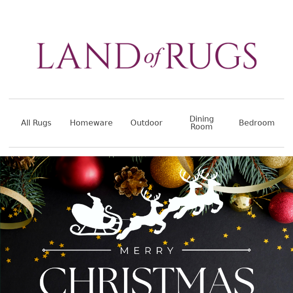 Land of Rugs UK, Merry Christmas from Land of Rugs