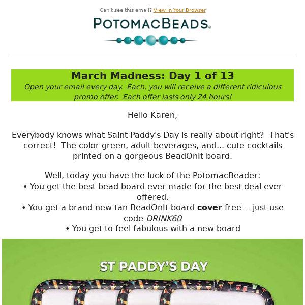 March BEAD Madness: Starts Today! 🎉