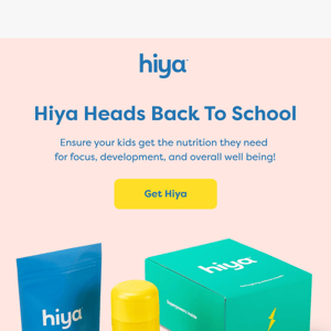 Hiya's ultimate back-to-school kit!🎓