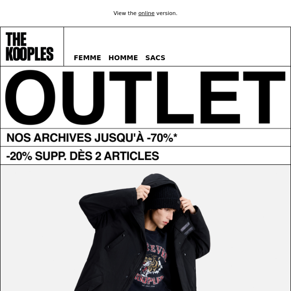 Extra 20% Off on The Kooples Outlet Selection! Limited Time Only 🕒