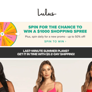 Dresses UNDER $50 | SPIN 2 WIN BIG!