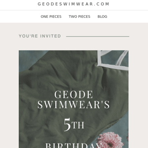 You're Invited to Geode's 5th Birthday Party! 🎂