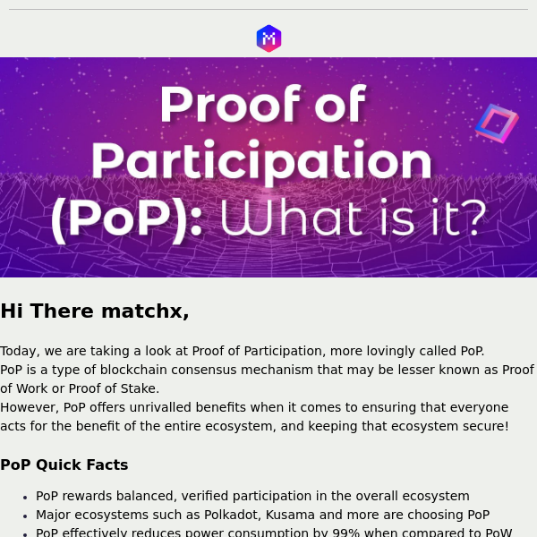 What is Proof of Participation?