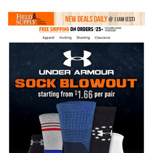 🧦 Under Armour Sock Blowouts + EXTRA discount option 🤑