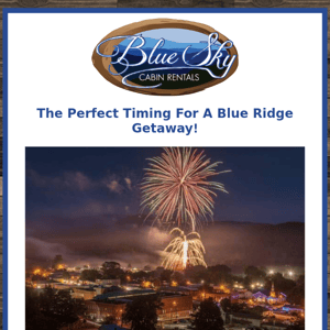 The Perfect Timing For A Blue Ridge Getaway