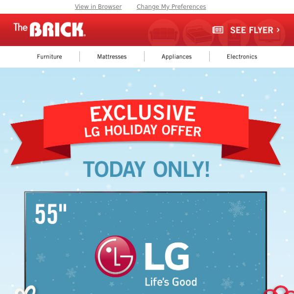 Don’t Wait! Exclusive LG TV One-Day Deal 