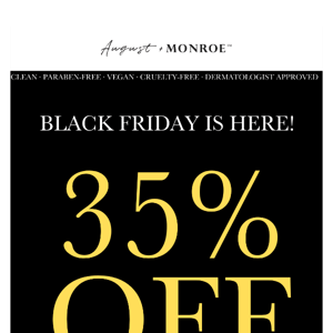 35% off ENDS in 2 DAYS!