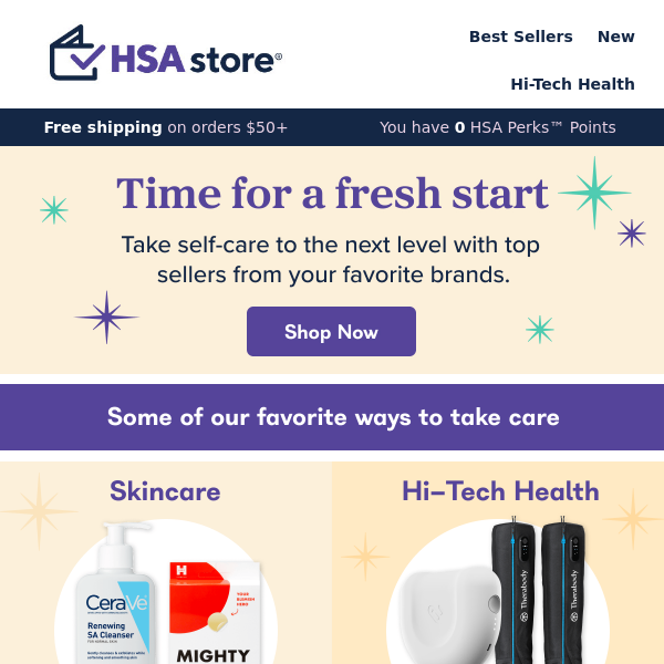 Bestselling HSA eligible health products🌟