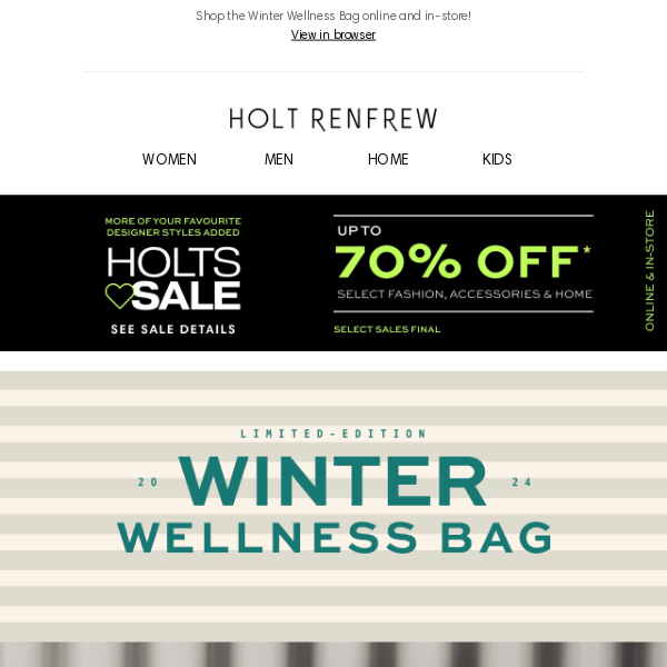 Holt Renfrew - Latest Emails, Sales & Deals