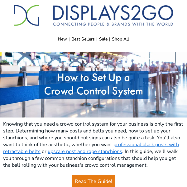 How to Set Up a Crowd Control System