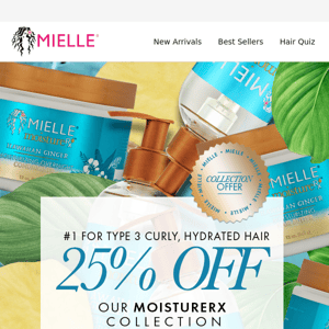 Last Chance for 25% Off our Moisture RX Collection!