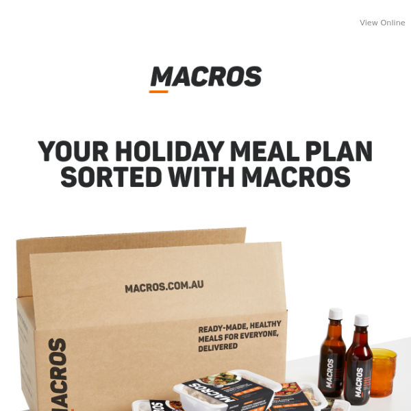 Skip The Holiday Meal Prep Hassle With MACROS