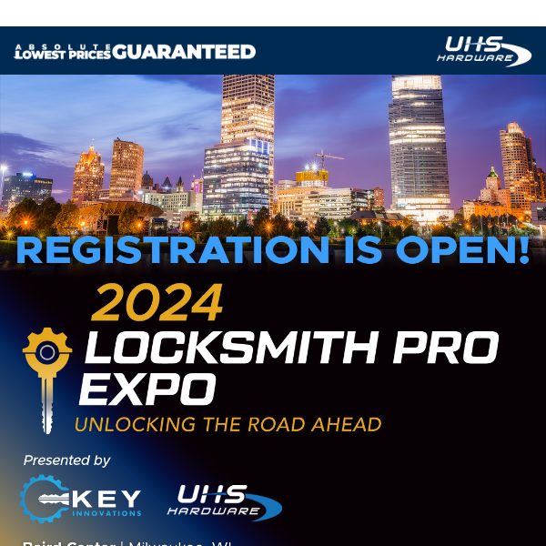 📣AKG  Locksmith Pro Expo in May - Info & Registration