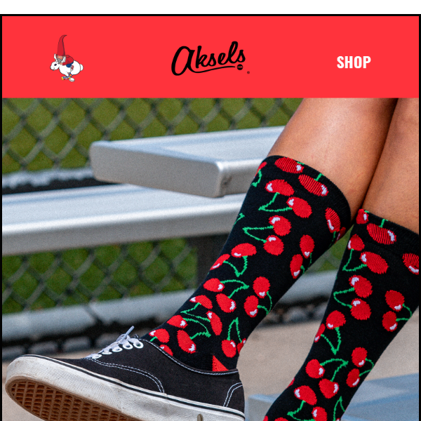 🍒$10 Cherry Socks All Day!🍒